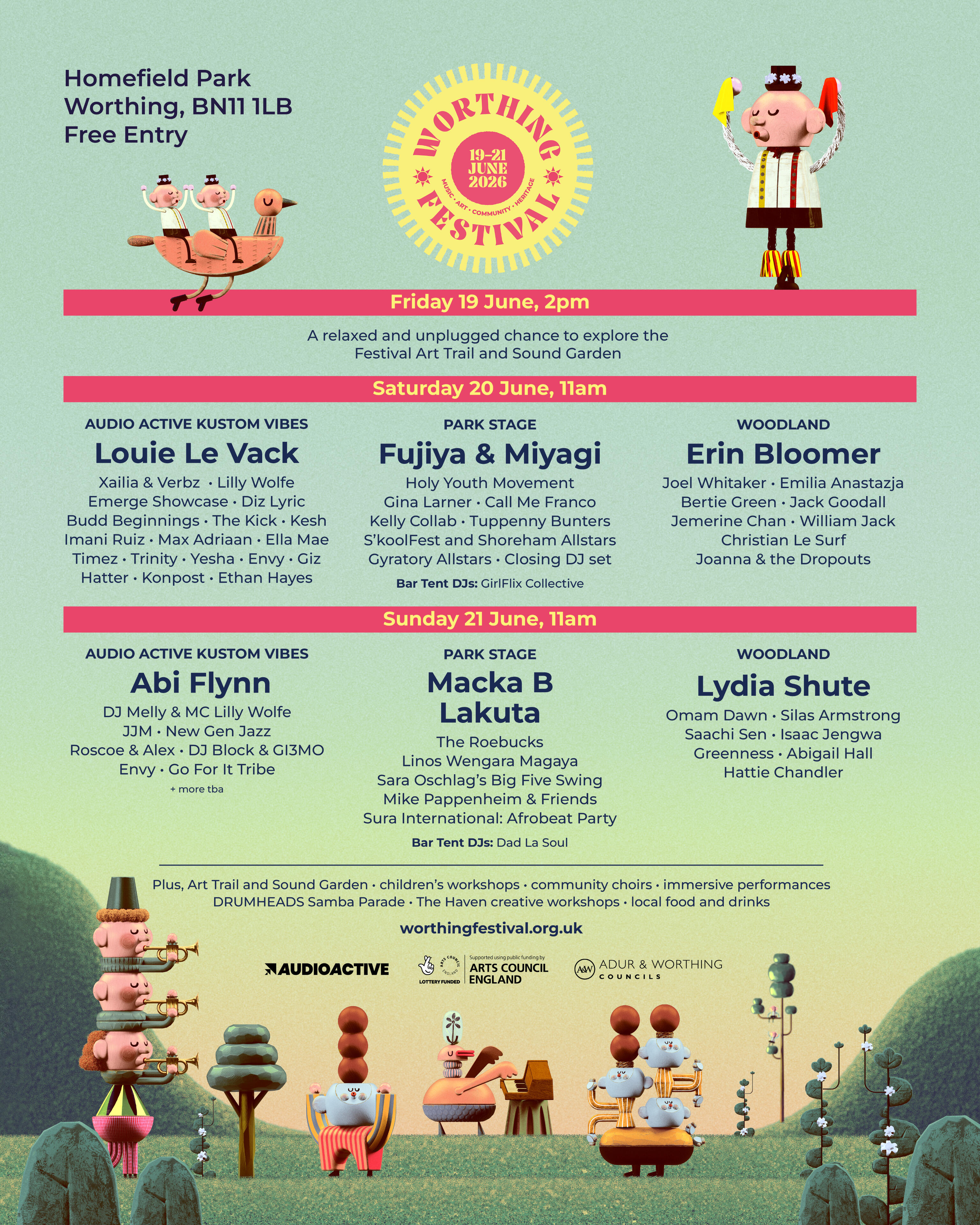 Festival Lineup Poster